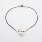 Tiffany & Co Bracelet Heart Tag Double Chain Silver — view 3
