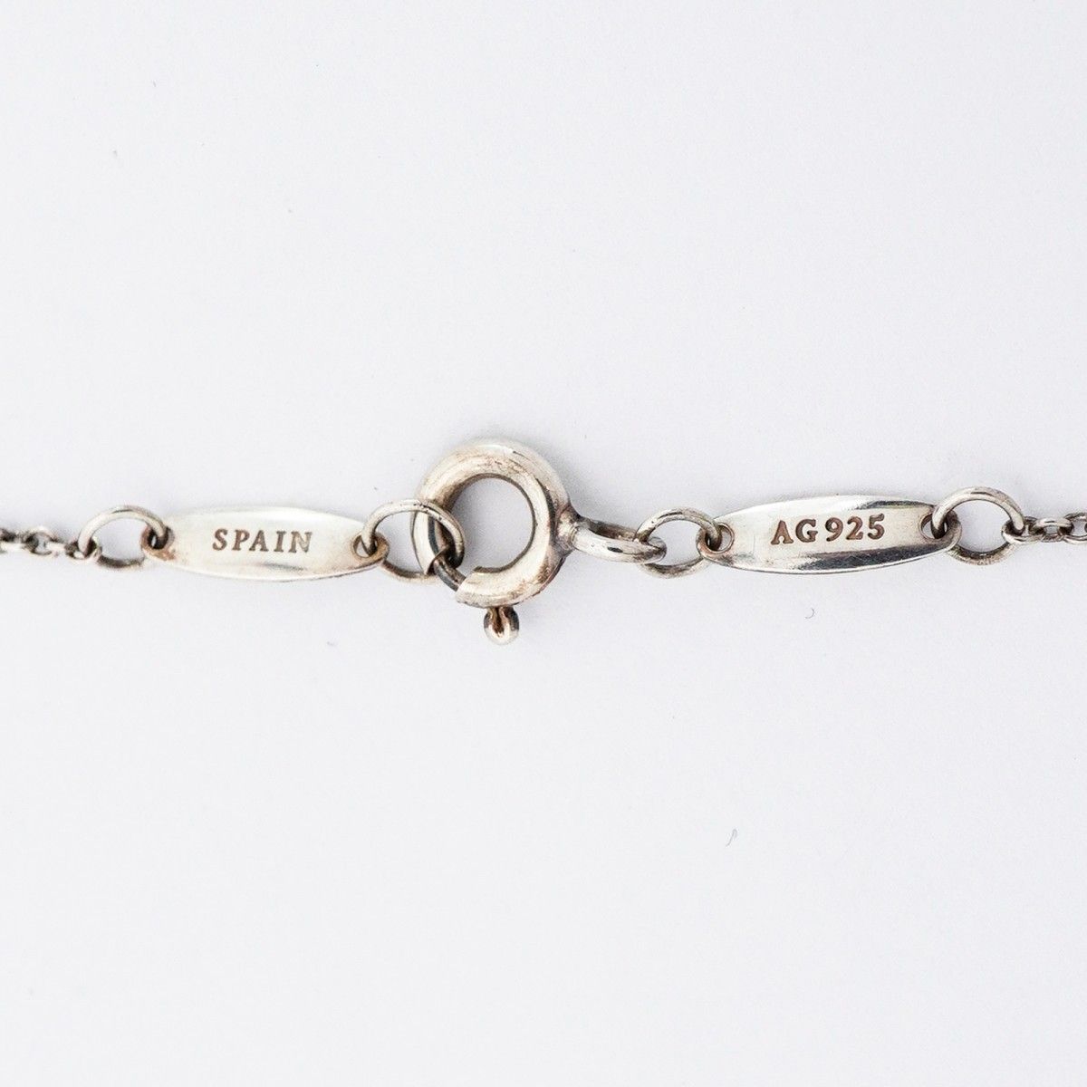 Tiffany & Co Necklace by the Yard 925 Sterling Silver Pink Saffiano — view 5