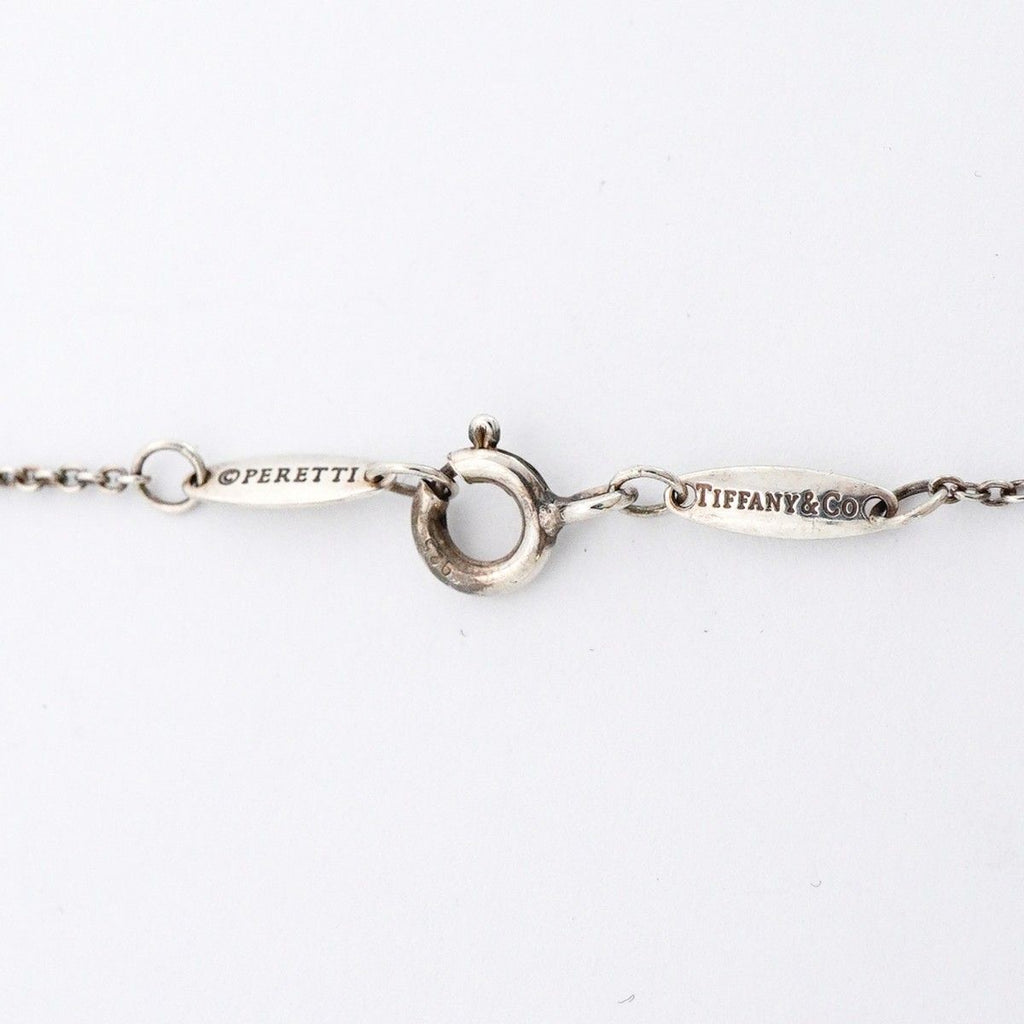 Tiffany & Co Necklace by the Yard 925 Sterling Silver Pink Saffiano — view 4