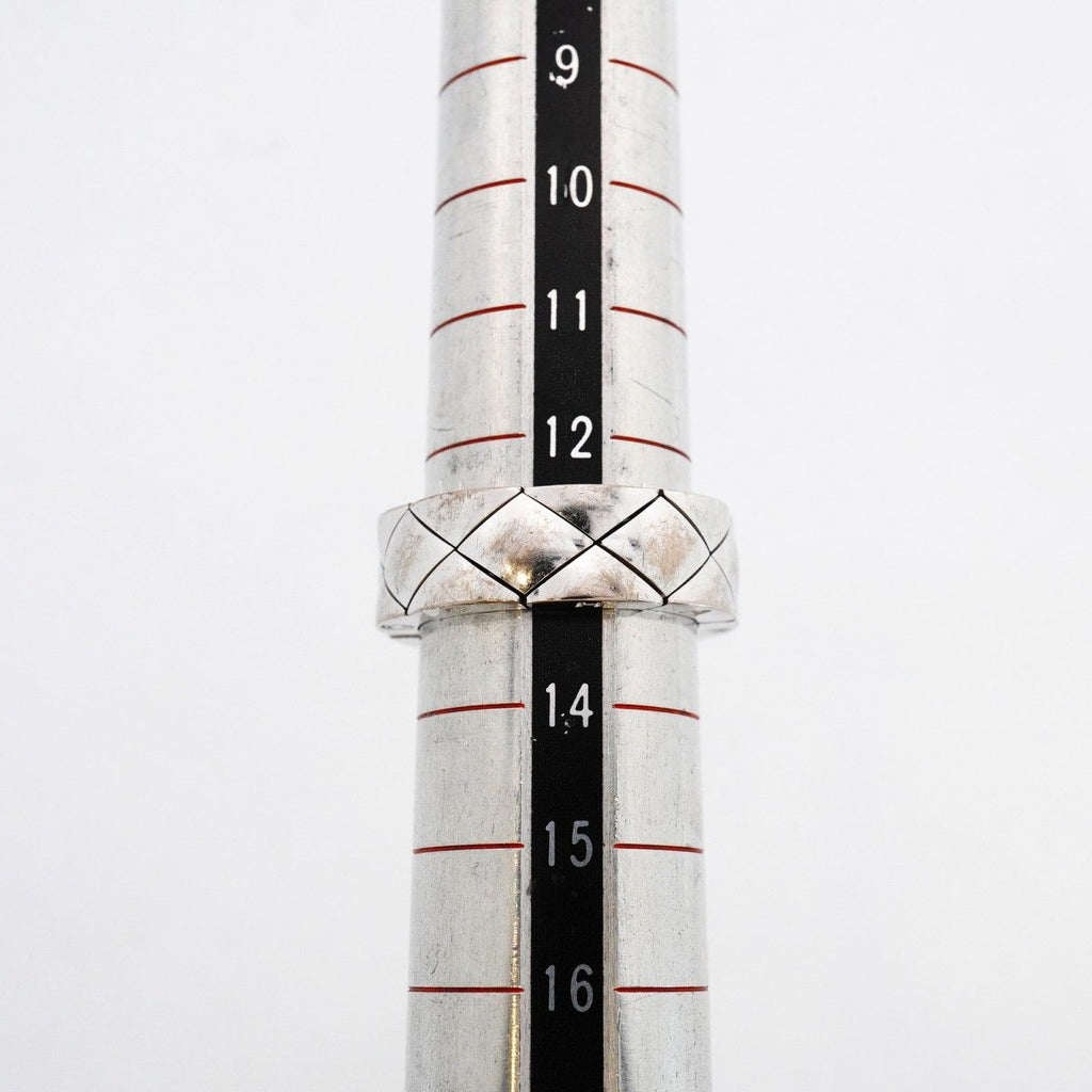 Chanel Ring Quilted 18k White Gold — view 7
