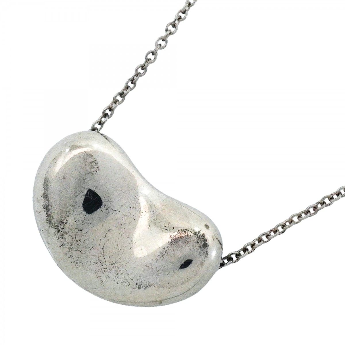 Tiffany & Co Necklace Bean Silver