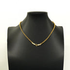 Dior Necklace CD Logo Gold Plated Rhinestone — view 5
