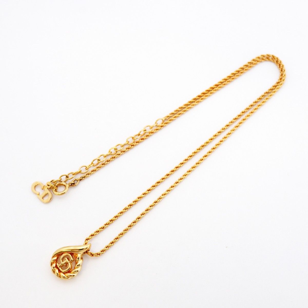 Dior Necklace CD Logo Gold Plated — view 3