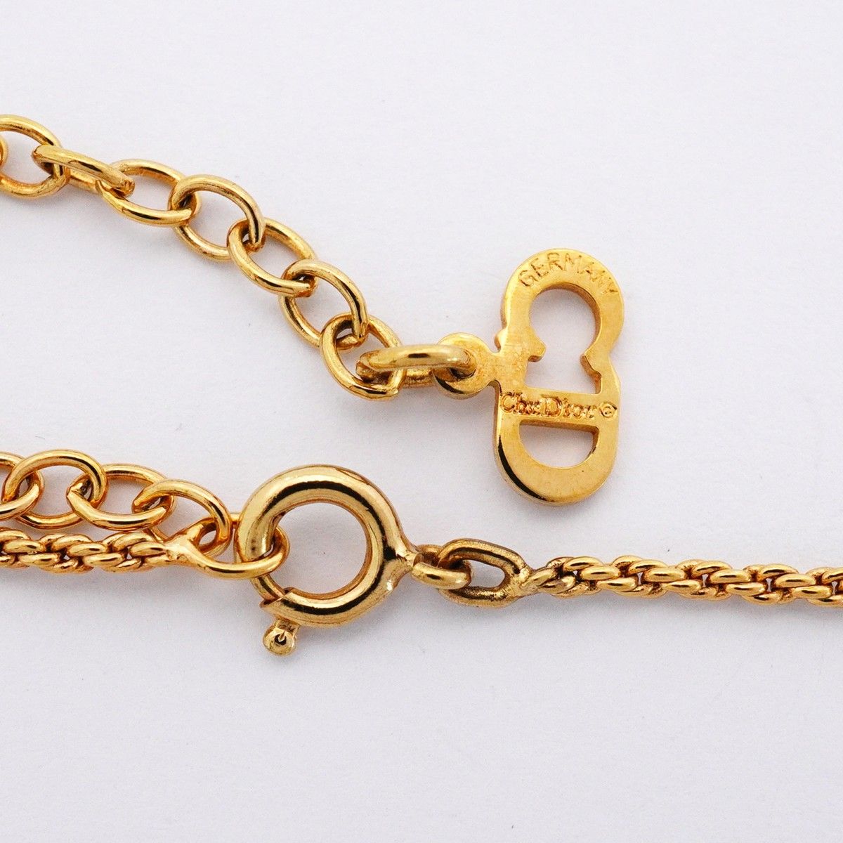Dior Necklace CD Logo Gold Plated — view 4