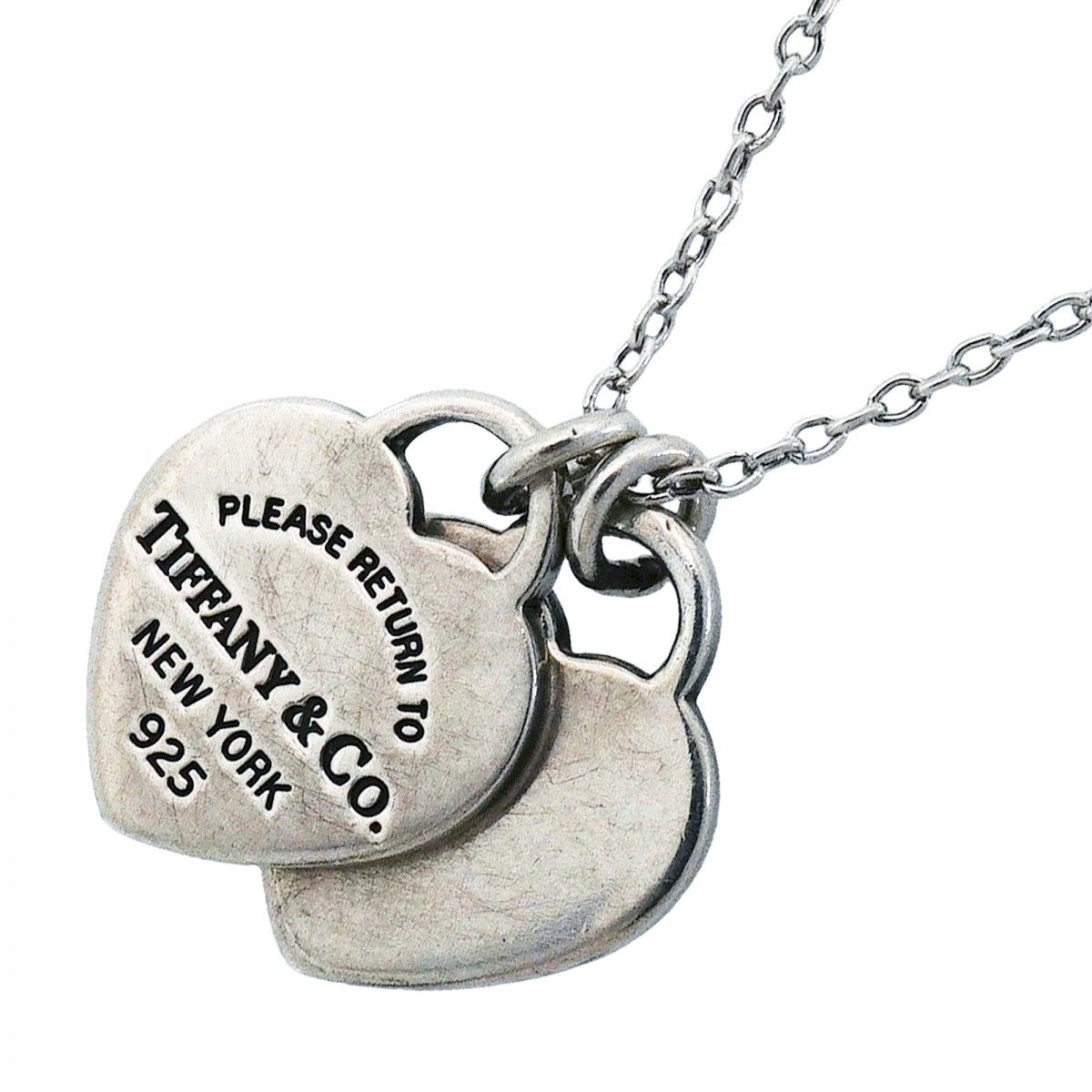 Tiffany & Co Necklace Double Return to Silver