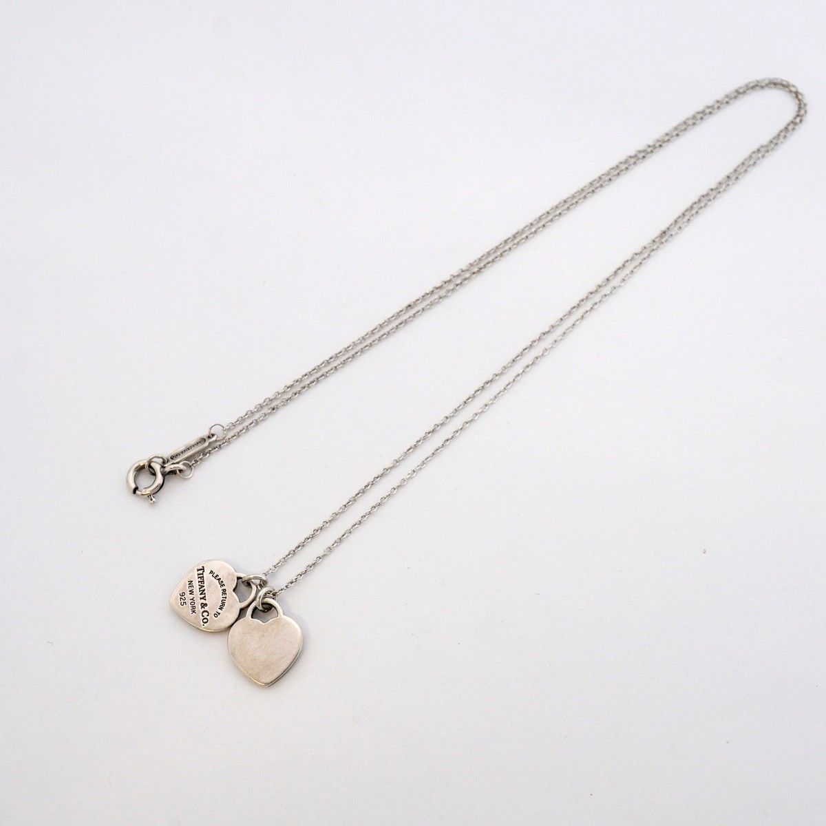 Tiffany & Co Necklace Double Return to Silver — view 3