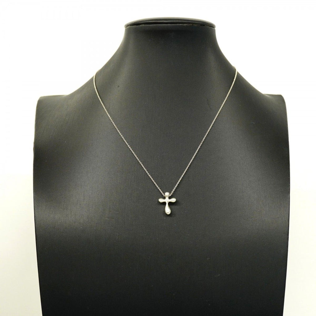 Tiffany & Co Necklace Small Cross Silver — view 6