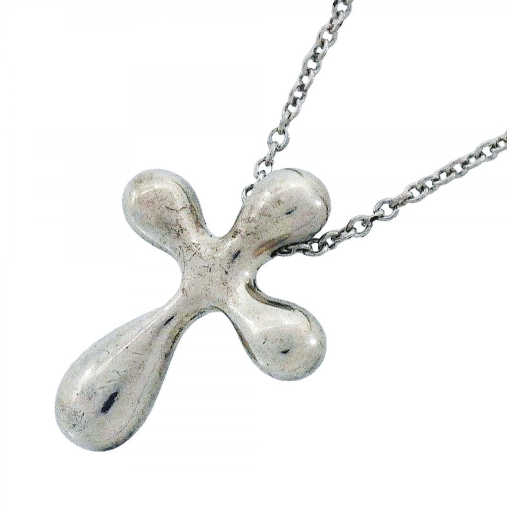 Tiffany & Co Necklace Small Cross Silver