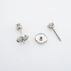 Tiffany & Co Earrings Solitaire Platinum Diamond — view 3
