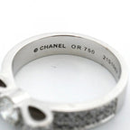 Chanel Ring Ribbon 18k White Gold Diamond — view 4