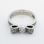 Chanel Ring Ribbon 18k White Gold Diamond — view 3
