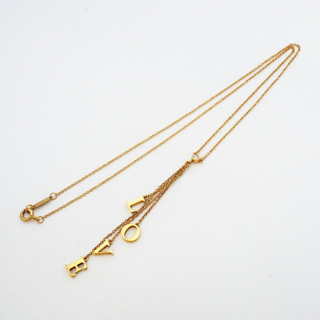 Tiffany & Co Necklace Love 18k Yellow Gold Diamond — view 3