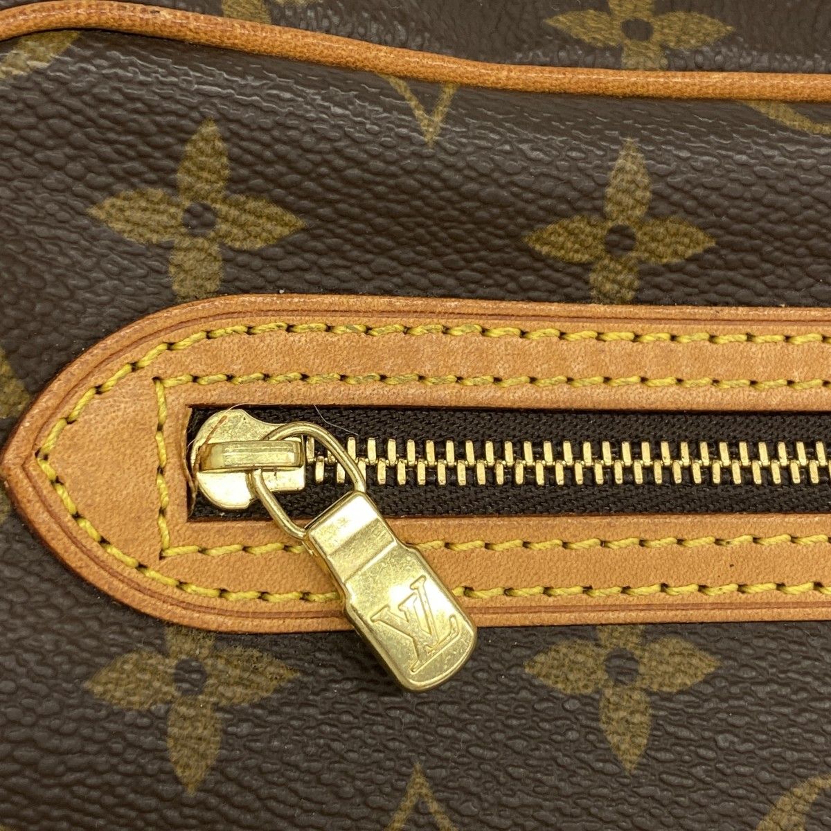 Louis Vuitton Clutch Monogram Marly Dragonne GM Brown — view 8