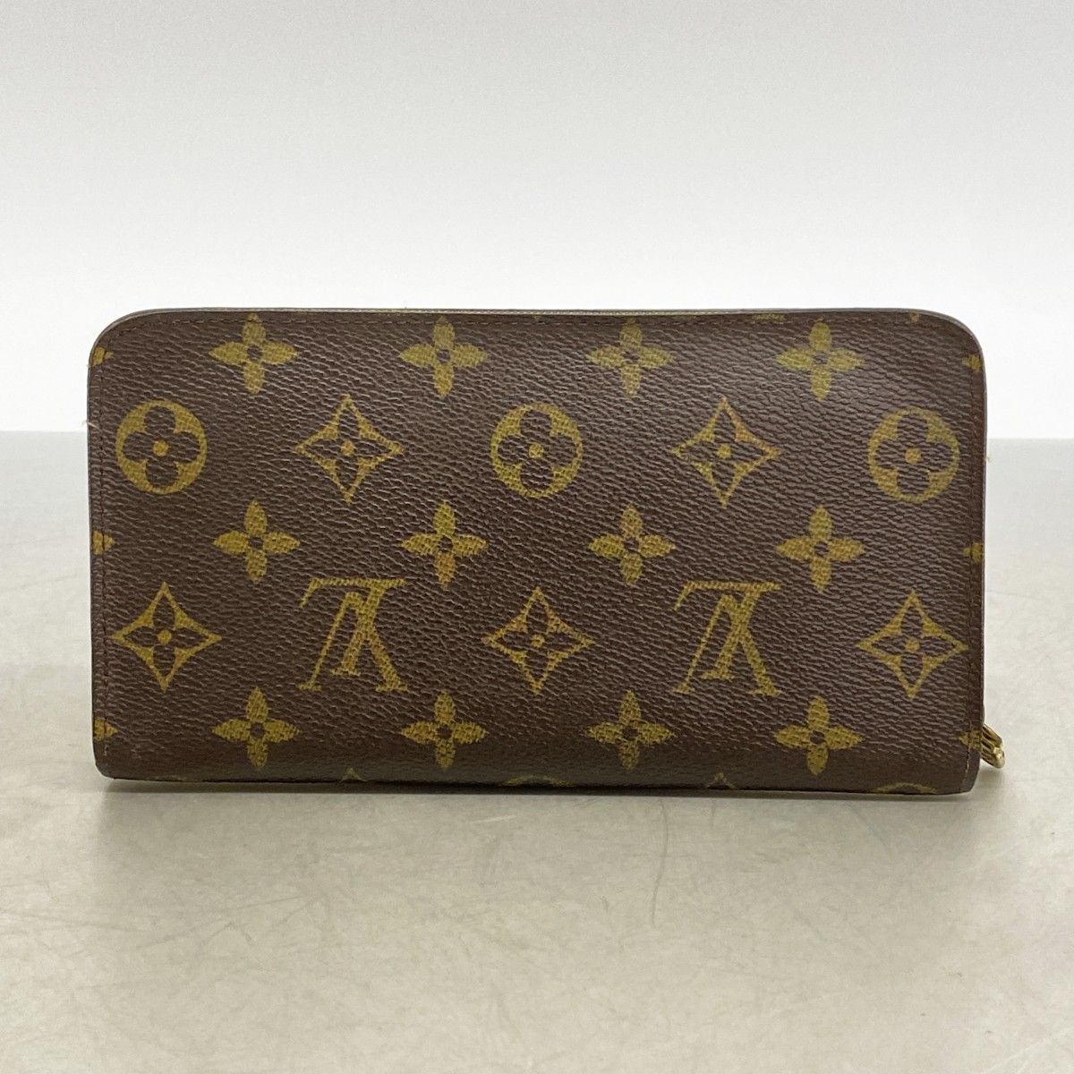 Louis Vuitton Wallet Monogram Zip Brown — view 8