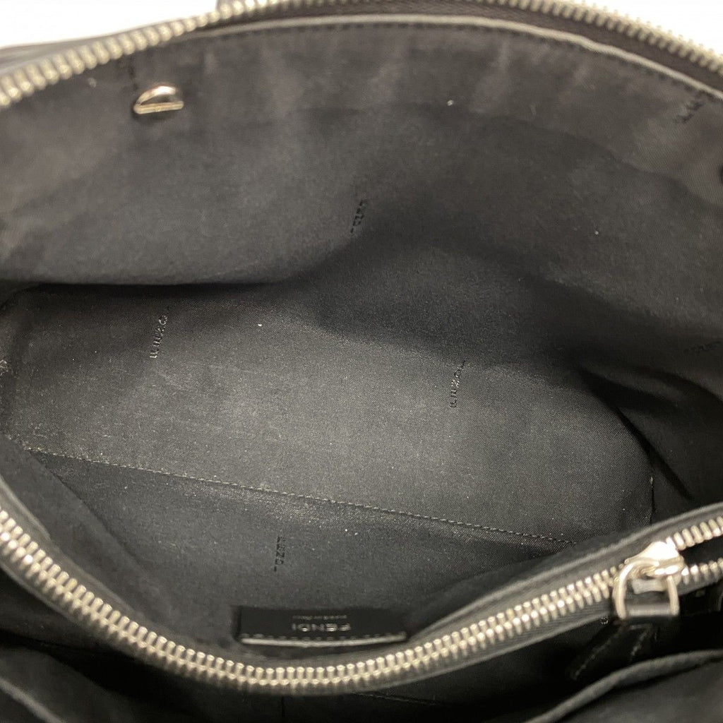 Fendi Handbag by the Way Leather Black Silver 2-Way — view 4