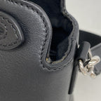 Fendi Handbag by the Way Leather Black Silver 2-Way — view 7