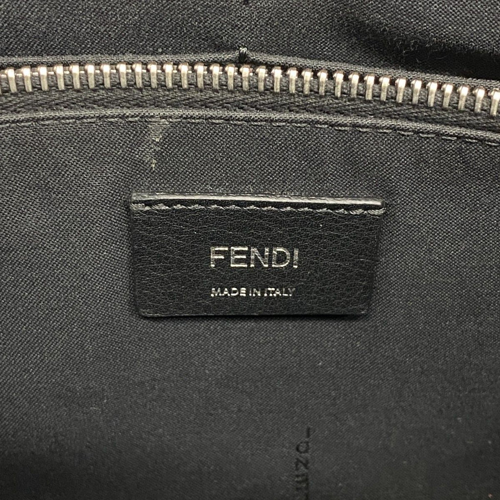 Fendi Handbag by the Way Leather Black Silver 2-Way — view 5