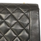 Chanel Shoulder Bag Diana Lambskin Black Gold — view 6