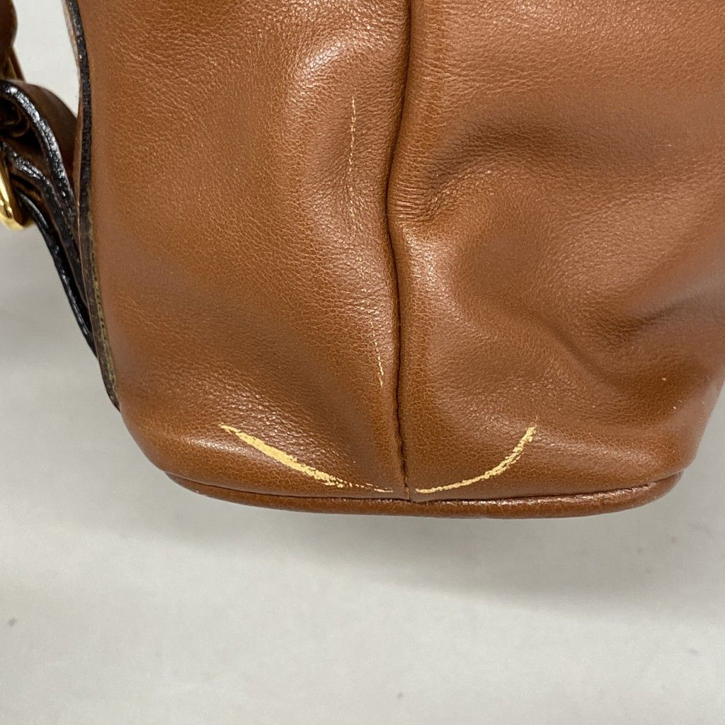 Gucci Backpack Bamboo 003 Leather Lightbrown Gold — view 7