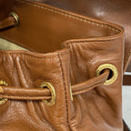 Gucci Backpack Bamboo 003 Leather Lightbrown Gold — view 8
