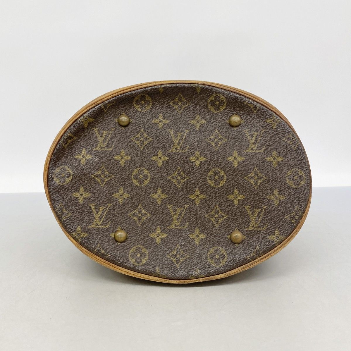 Louis Vuitton Tote Monogram Bucket GM Brown — view 3