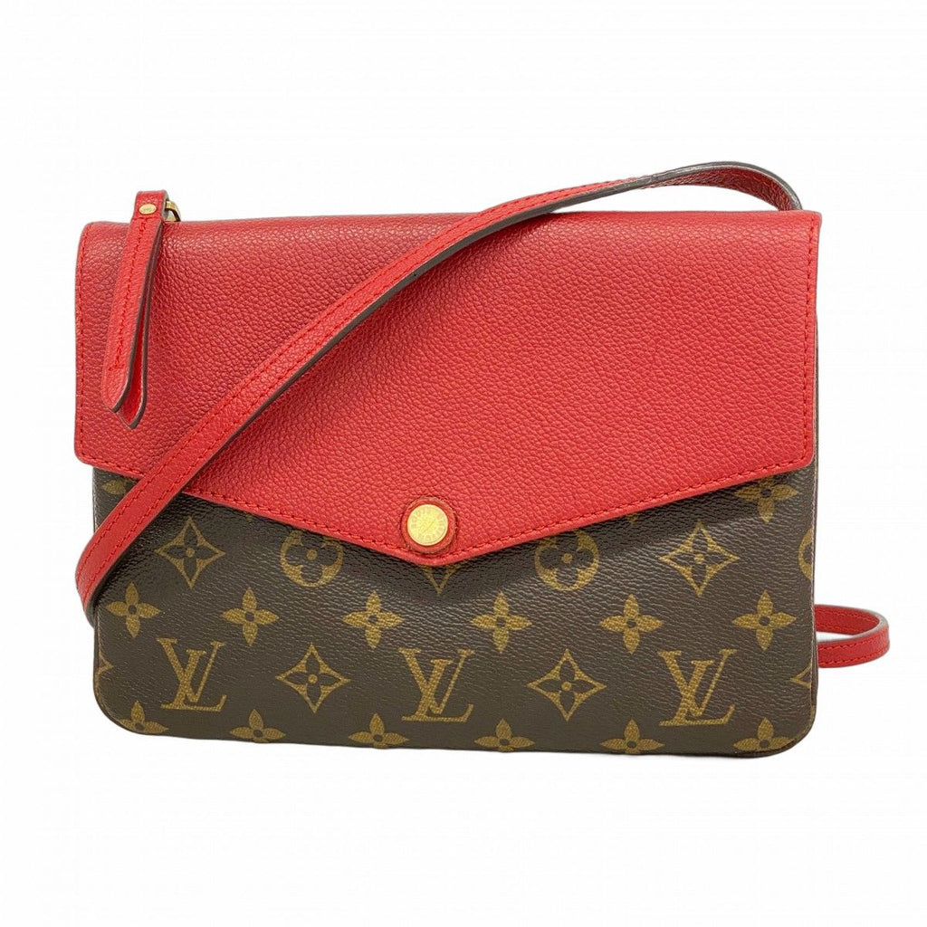 Louis Vuitton Shoulder Bag Monogram Brown Cerise