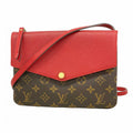 Louis Vuitton Shoulder Bag Monogram Brown Cerise