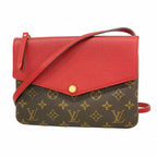 Louis Vuitton Shoulder Bag Monogram Brown Cerise