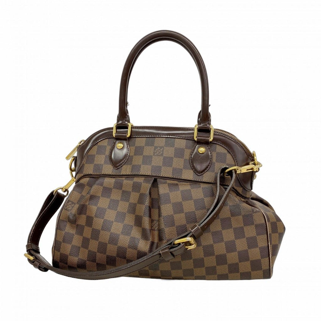 Louis Vuitton Handbag Damier Trevi PM Ebene 2-Way