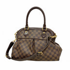 Louis Vuitton Handbag Damier Trevi PM Ebene 2-Way