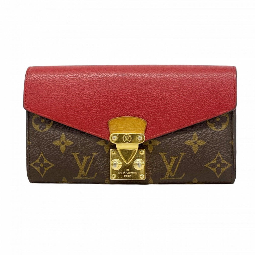 Louis Vuitton Wallet Monogram Portefeuille Pallas Brown Cerise