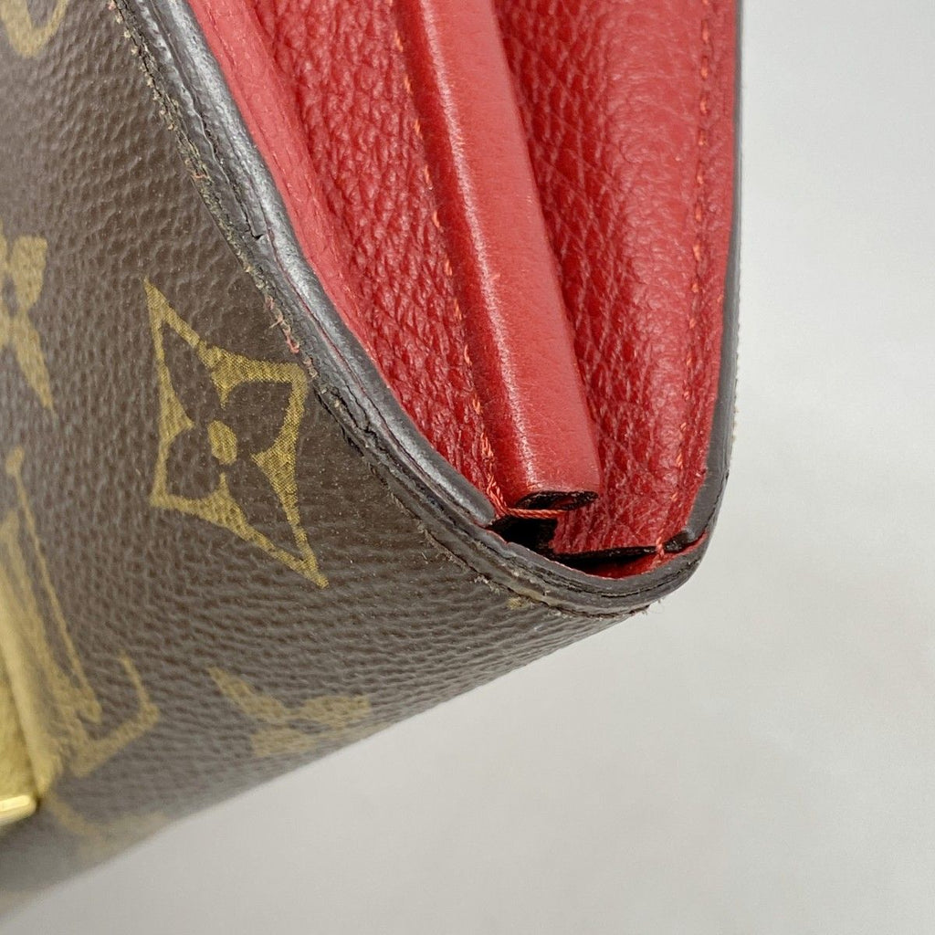 Louis Vuitton Wallet Monogram Portefeuille Pallas Brown Cerise — view 7
