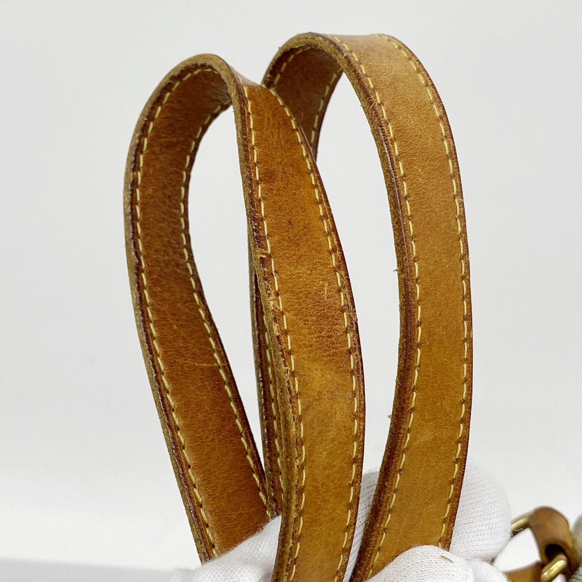 Louis Vuitton Shoulder Bag Damier Azur GM White — view 8