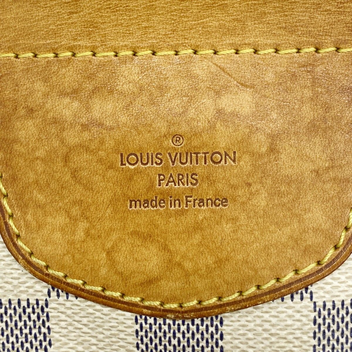 Louis Vuitton Shoulder Bag Damier Azur GM White — view 5