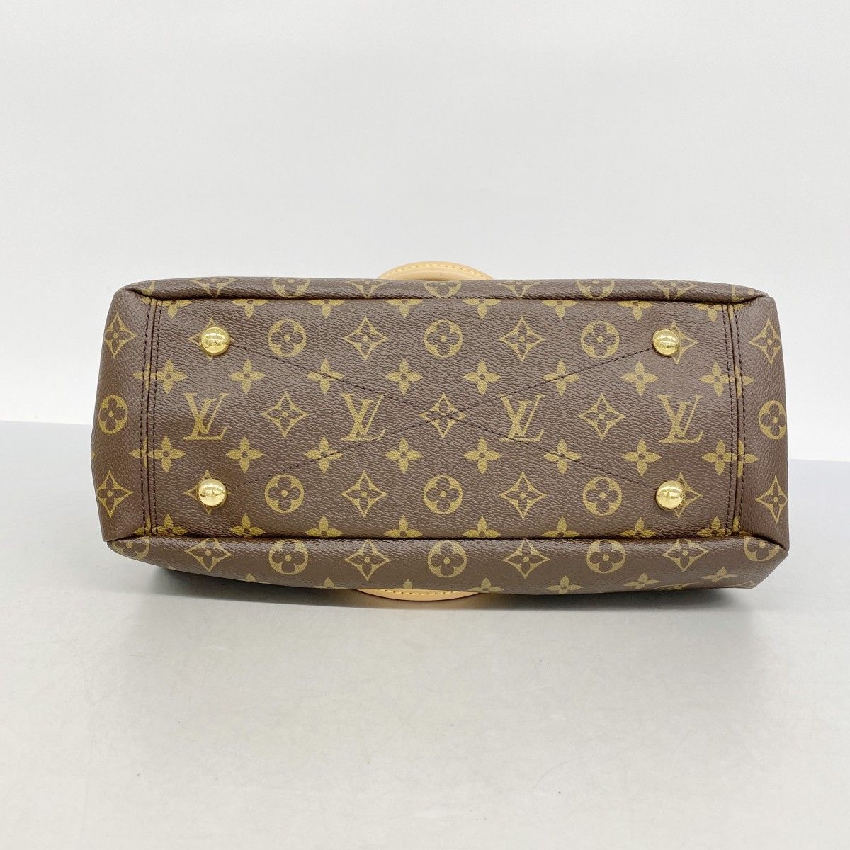 Louis Vuitton Handbag Monogram Pallas Brown Cerise 2-Way — view 3