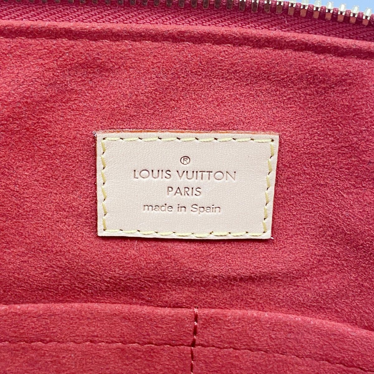 Louis Vuitton Handbag Monogram Pallas Brown Cerise 2-Way — view 5