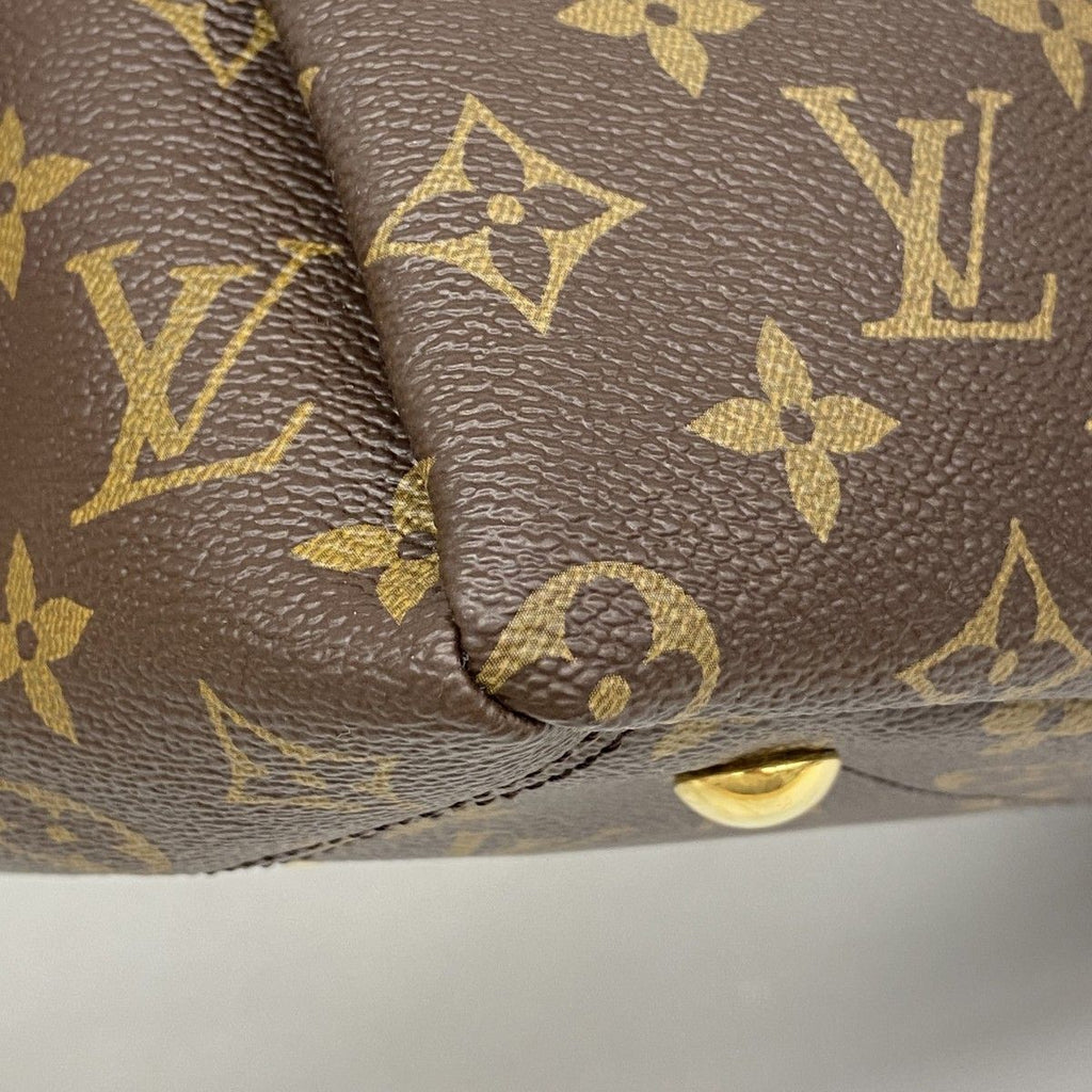 Louis Vuitton Handbag Monogram Pallas Brown Cerise 2-Way — view 7