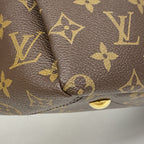 Louis Vuitton Handbag Monogram Pallas Brown Cerise 2-Way — view 7