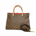 Louis Vuitton Handbag Monogram Pallas Brown Cerise 2-Way