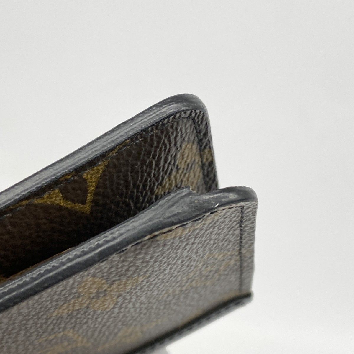 Louis Vuitton Wallet Monogram Macassar Portefeuille Brown Black — view 8