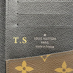 Louis Vuitton Wallet Monogram Macassar Portefeuille Brown Black — view 4