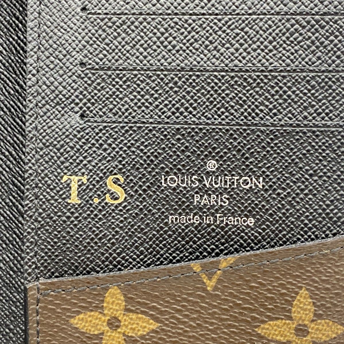 Louis Vuitton Wallet Monogram Macassar Portefeuille Brown Black — view 4