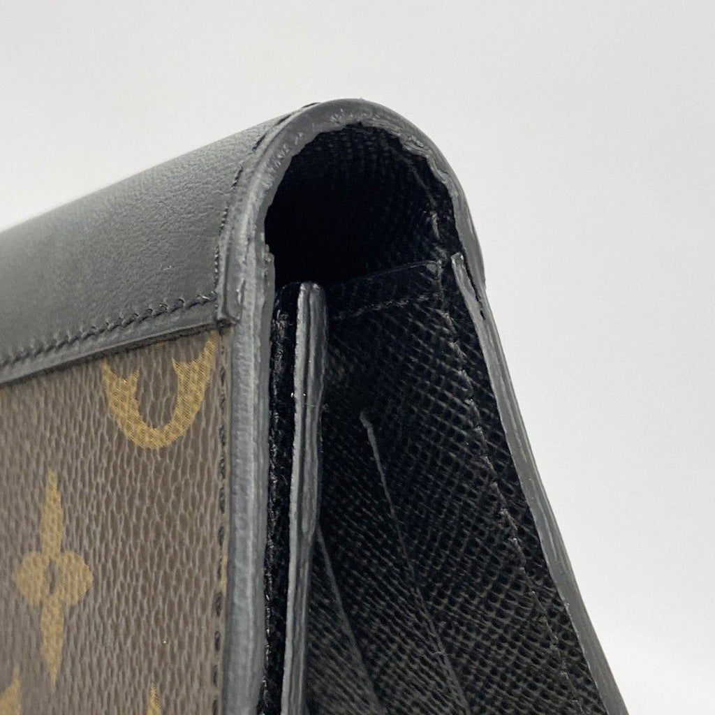 Louis Vuitton Wallet Monogram Macassar Portefeuille Brown Black — view 5