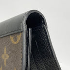 Louis Vuitton Wallet Monogram Macassar Portefeuille Brown Black — view 5