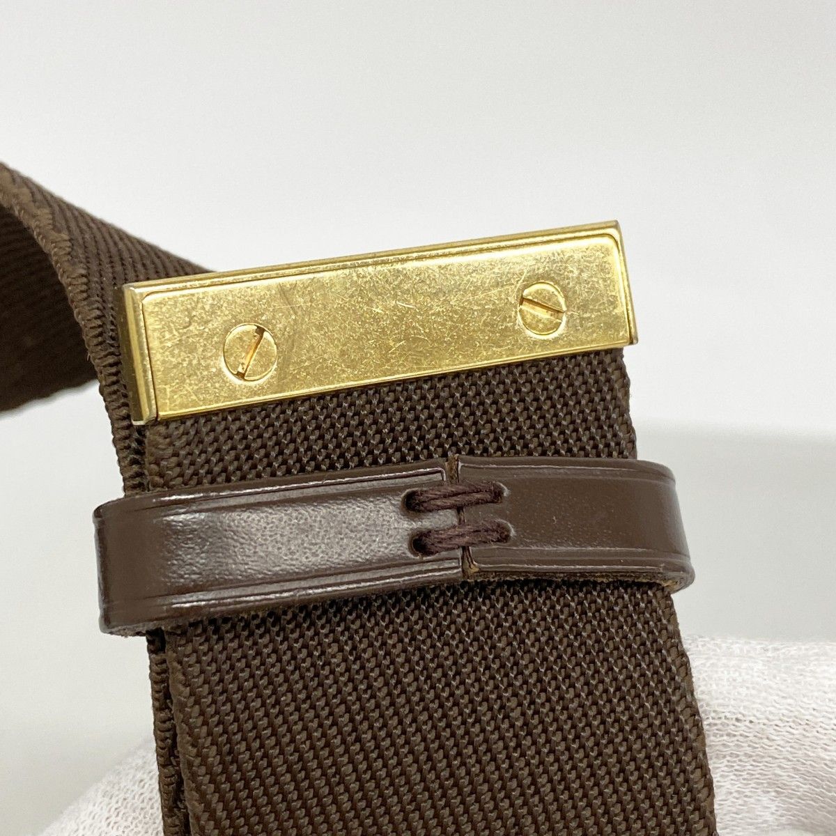 Louis Vuitton Belt Bag Damier Geronimos Ebene — view 9