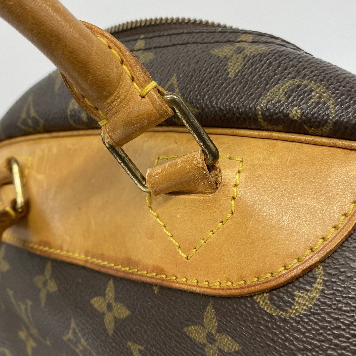 Louis Vuitton Handbag Monogram Deauville Brown — view 8