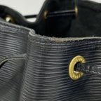 Louis Vuitton Shoulder Bag Epi Noir — view 7