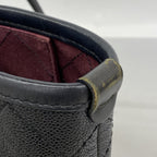 Chanel Tote Caviar Leather Black Silver — view 7