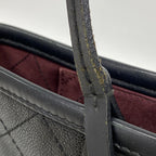 Chanel Tote Caviar Leather Black Silver — view 9