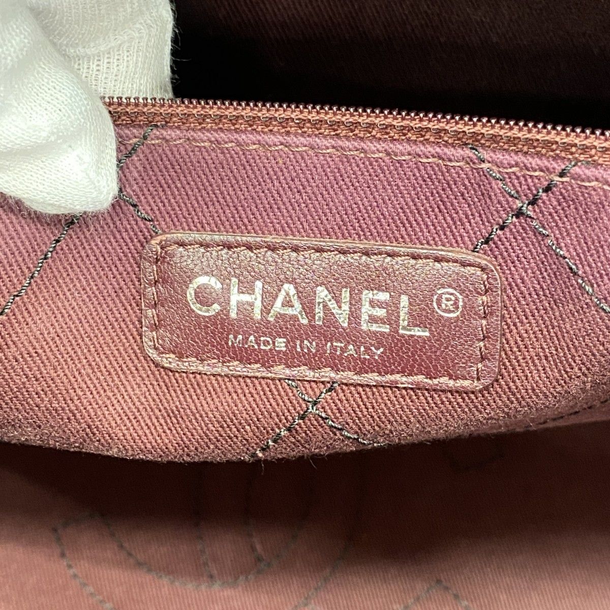 Chanel Tote Caviar Leather Black Silver — view 5